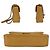 Fendi Borsa a tracolla a baguette in pelle nappa gialla Giallo - vista 4