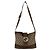 Gucci Vintage Brown Canvas GG Interlocking Web Schultertasche Limited Edition Braun