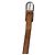 Hermès Bracciale Hermes Hapi Triple Tour in pelle Tan M Brown/Silver Leather Beige - vista 4