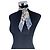Hermès Hermes Gris Perle Equateur by Robert Dallet Silk Twilly 86 Scarf - vista 2