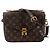 Louis Vuitton Borsa a tracolla Pochette Metis in tela marrone