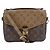 Louis Vuitton Borsa a tracolla Pochette Metis Reverse in tela marrone