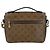 Louis Vuitton Borsa a tracolla Pochette Metis Reverse in tela marrone - vista 3