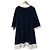 Autre Marque Grace Class Wool Bicolor Dress Blue Navy blue - view 2
