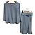 Autre Marque TONAL Set Up Blouse Midi Skirt Blue Light blue