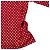 Autre Marque Abito in cotone a pois Marimekko Rosso - vista 3