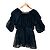 Autre Marque NATURAL BEAUTY BASIC Sheer Blouse Black