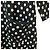 Autre Marque Abito marimekko TIIA PALLO Nero Bianco - vista 3