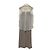 Autre Marque NATURAL BEAUTY BASIC Sheer 2way Hemdenkleid Set Beige - Ansicht 2