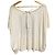 Top svasato in cotone con stampa logo Burberry Blue Label Beige - vista 2