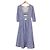 Autre Marque quaranciel Strekleid Blau - Ansicht 3