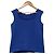 Autre Marque Canotta in maglia senza maniche Plage Paper Mix Blu