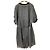 Autre Marque MARMARI gerafftes Kleid mit Unterrock Schwarz Weiß - Ansicht 2