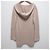 Autre Marque FOXEY Kaschmir-Strickmantel, vorne offen Beige - Ansicht 2
