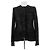 Giambattista Valli Schwarze Paillettenjacke