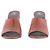 Autre Marque Mules MAISON SKORPIOS de cuero camel Camello - vista 3