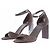 Autre Marque Graue Wildledersandalen