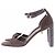 Autre Marque Graue Wildledersandalen - Ansicht 2
