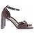 Autre Marque Graue Wildledersandalen - Ansicht 6