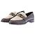 Autre Marque Mocassins shearling et cuir verni Brown