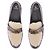 Autre Marque Mocassins shearling et cuir verni Brown - view 4