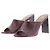 Autre Marque Mules aus Leder in Bordeaux