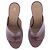 Autre Marque Mules aus Leder in Bordeaux - Ansicht 4