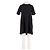 Vestido de algodão preto SéZane