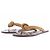 Autre Marque MAISON SKORPIOS Flip-Flops Leder Camel Kamel