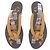 Autre Marque MAISON SKORPIOS Flip-Flops Leder Camel Kamel - Ansicht 4