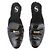 Autre Marque Mules in pelle verniciata nera Nero - vista 4