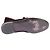 Autre Marque Mocassins em veludo ameixa Bordeaux - vista 5