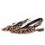 Christian Dior Sandalen mit Animal-Print Braun