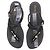 Autre Marque Sandalias negras con flechas Negro - vista 4