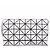 Issey Miyake "BaoBao" Clutch schwarz und silber