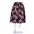 Dries Van Noten Gonna lilla con ricami viola Porpora
