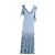 Abito lungo blu in viscosa Alexander Mcqueen - vista 2