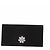 Autre Marque Pochette noire à strass