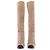 Chanel Bottes hautes en daim camel - view 3