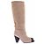 Chanel Bottes hautes en daim camel - view 6