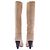 Chanel Bottes hautes en daim camel - view 7