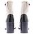 Chanel Stiefel aus PVC und Leder Schwarz - Ansicht 7