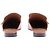 Hermès Mules Lena en cuir camel - view 5