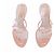 Sandali in pelle color corallo Rene Caovilla Rosa - vista 4