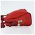 PRADA Bolso de Mano Nylon Rojo Plata - vista 4