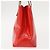 LOUIS VUITTON Monogram Vernis Reade PM Hand Bag Red Rouge M91088 LV - vista 5