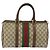 GUCCI GG Supreme Web Sherry Line Bag PVC Beige Gold 012 3842 58 - vista 3