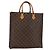 LOUIS VUITTON Monogram Sac Plat Hand Bag M51140 LV