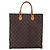 LOUIS VUITTON Monogram Sac Plat Hand Bag M51140 LV - vista 2