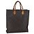 LOUIS VUITTON Monogram Sac Plat Hand Bag M51140 LV